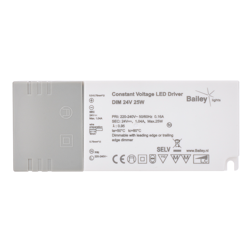 TOPO CV LED Driver DIM 24V DC 25W IP20